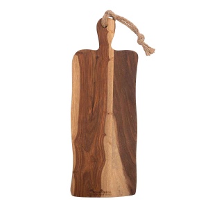 Pure Rose Wood Serveerplank rustiek met handvat 59 cm
